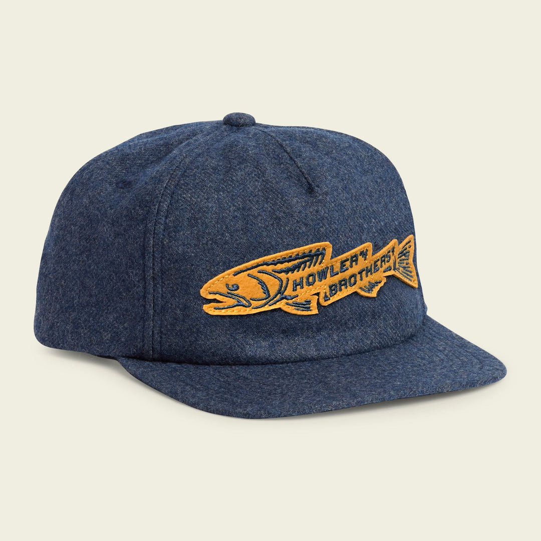 Howler Bros Trout Bolt Snapback: Navy Heather