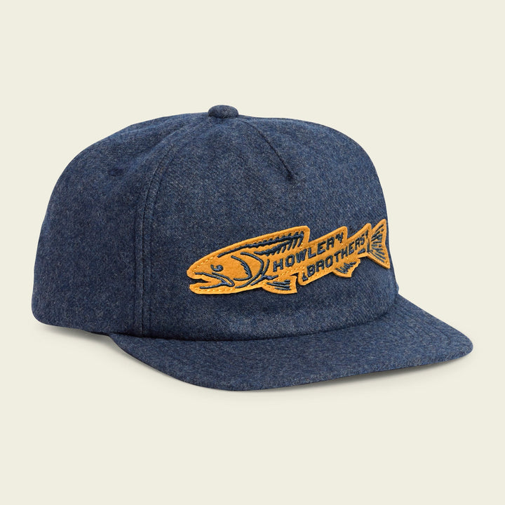 Howler Bros Trout Bolt Snapback: Navy Heather