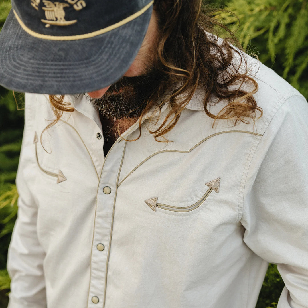 Howler Bros Broncbuster Longsleeve Snapshirt: Prairie Dust