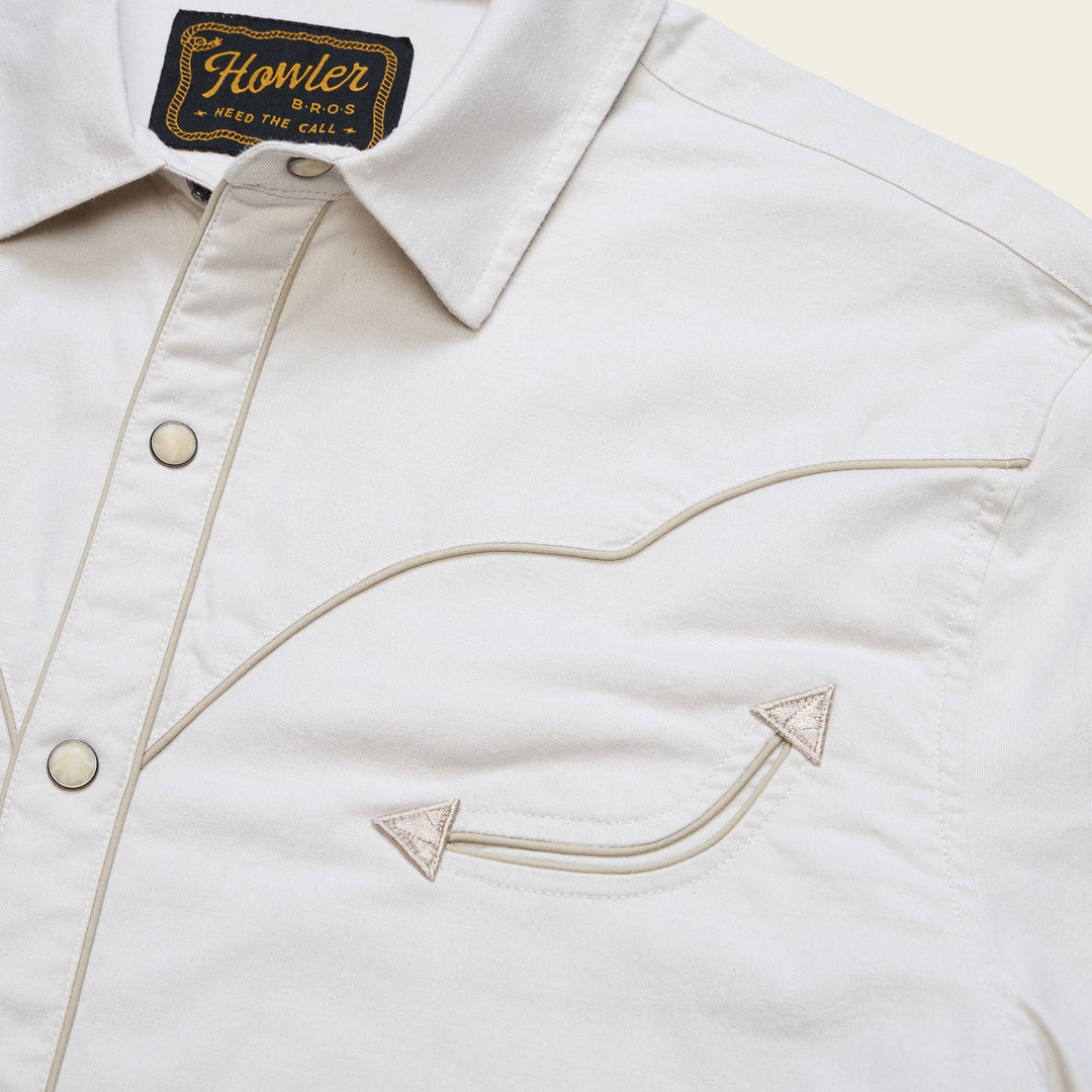 Howler Bros Broncbuster Longsleeve Snapshirt: Prairie Dust