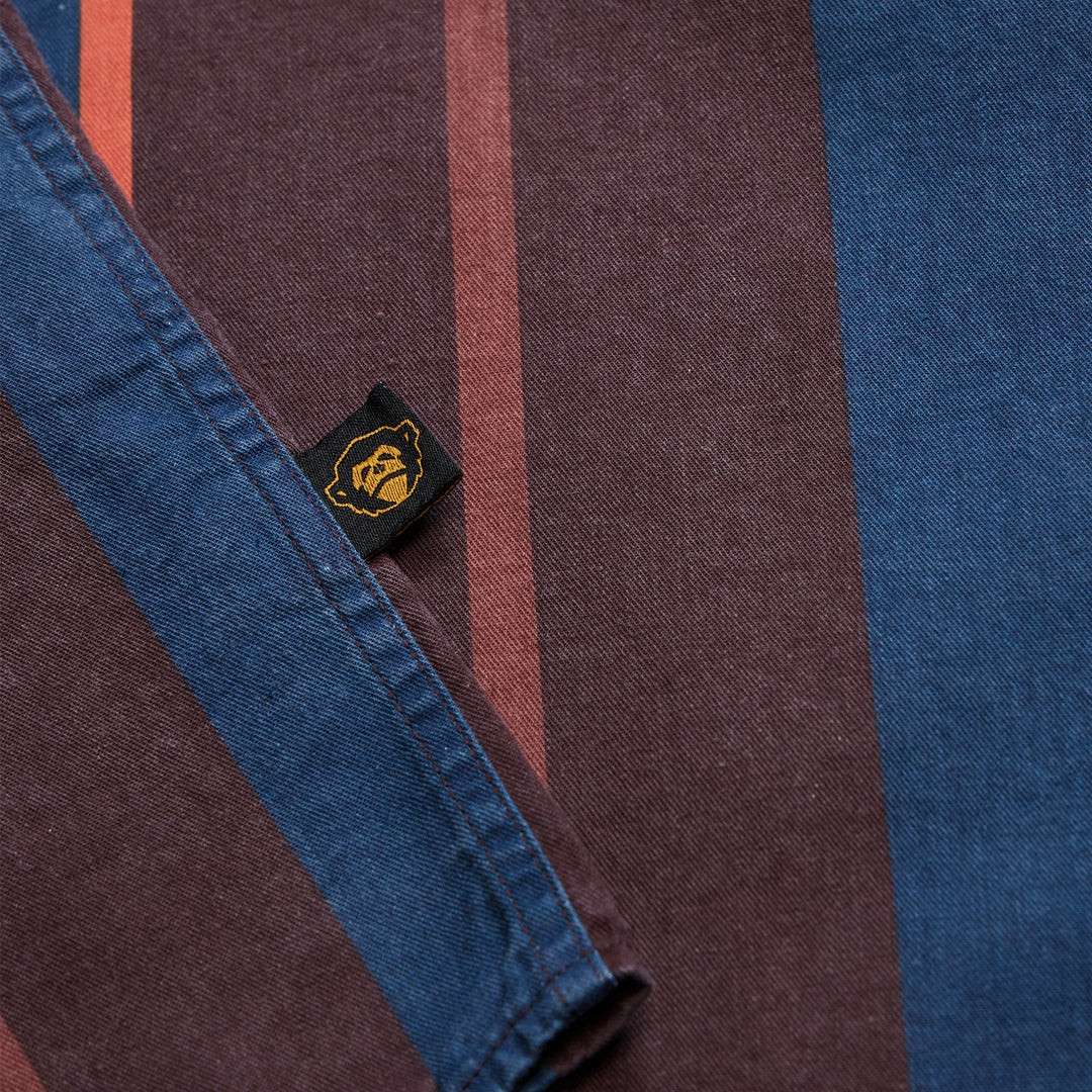 Howler Bros High Rider Shirt - Driver Stripe: Marooned