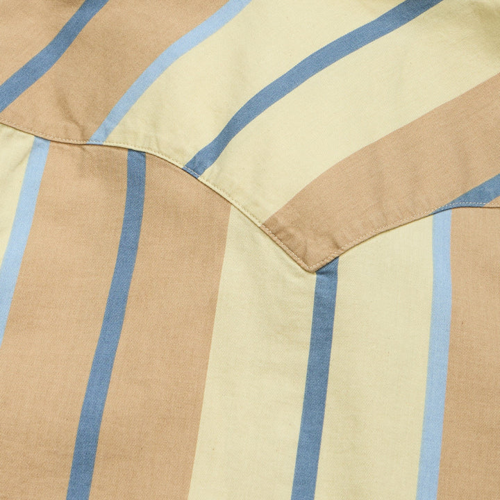 Howler Bros High Rider Shirt - Driver Stripe: Terra