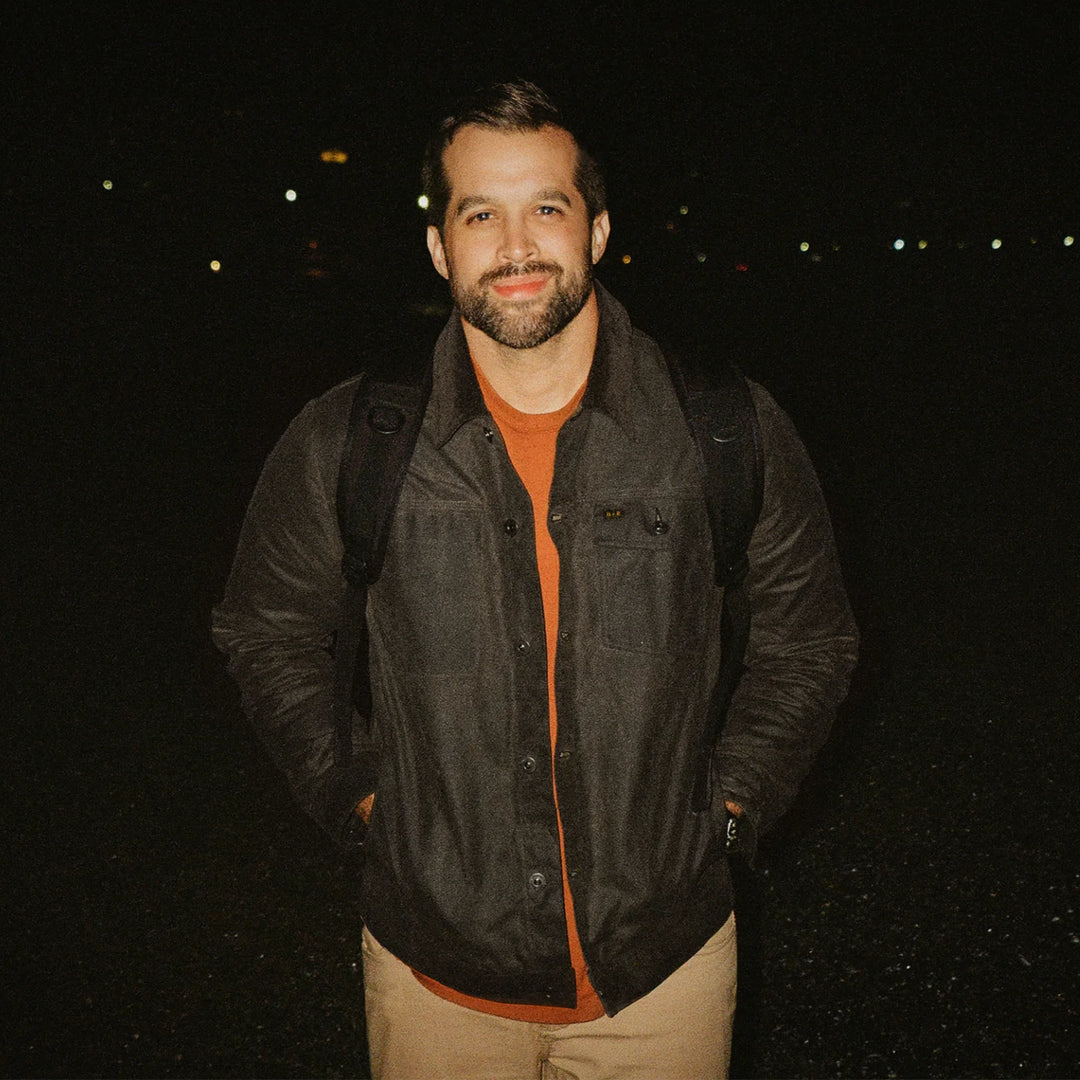 Howler Brothers Waxed Depot Jacket: Bark