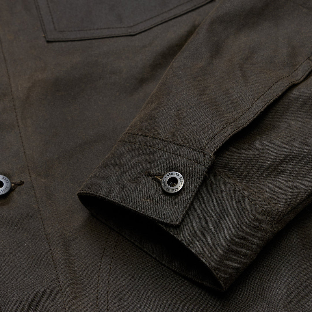 Howler Brothers Waxed Depot Jacket: Bark