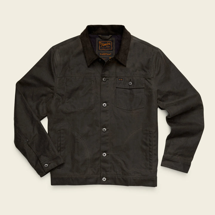 Howler Brothers Waxed Depot Jacket: Bark