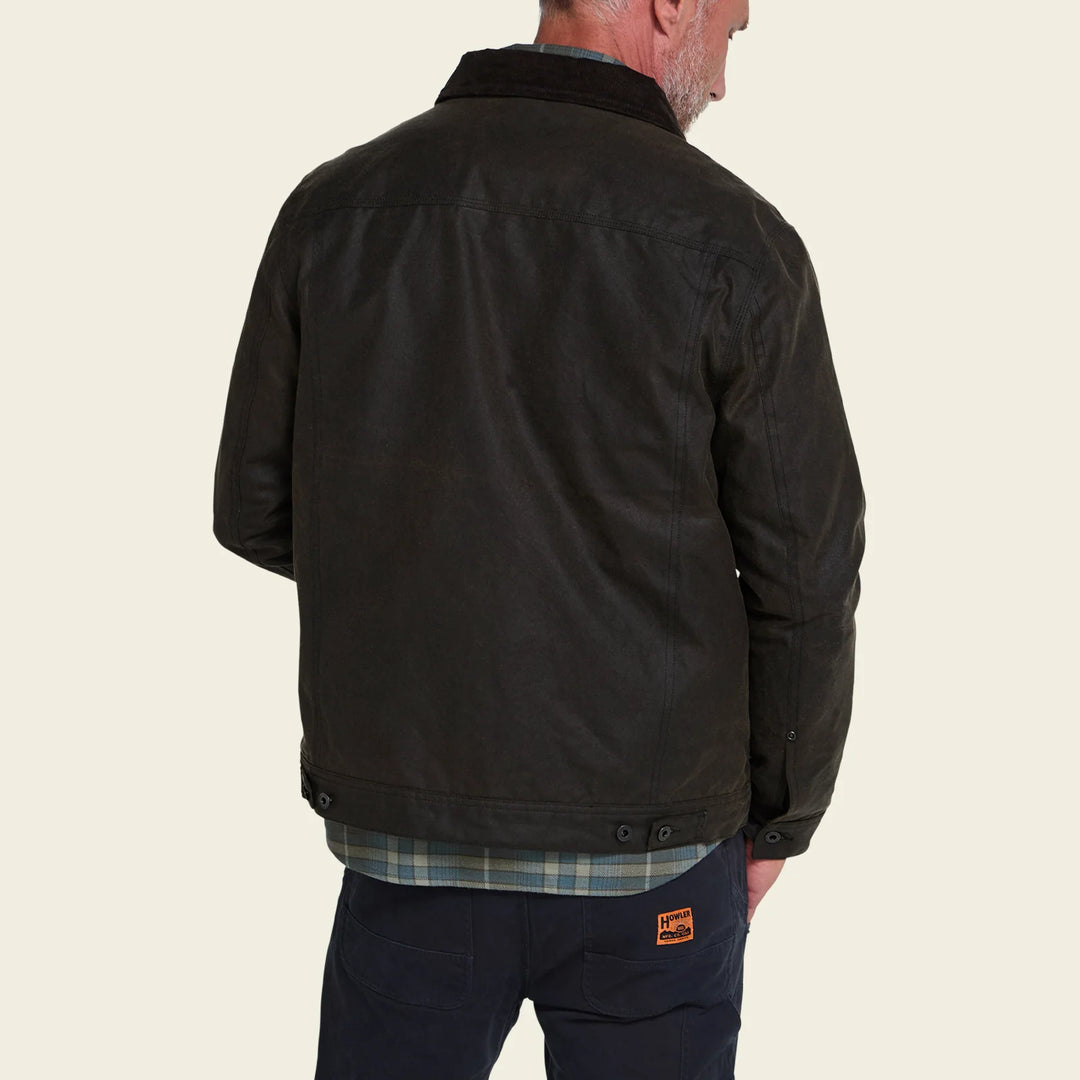 Howler Brothers Waxed Depot Jacket: Bark