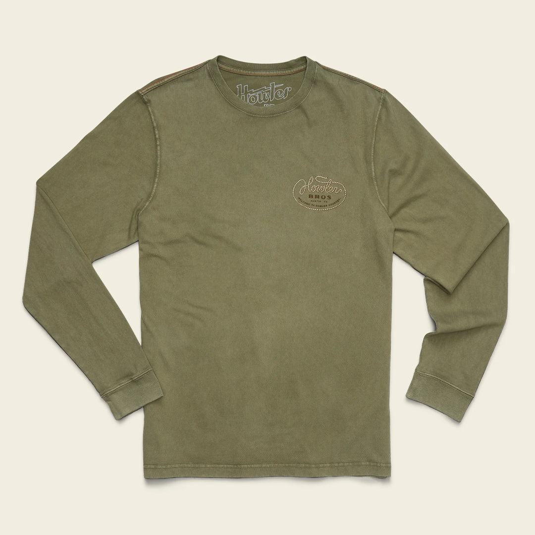 Howler Bros Howler Lasso Cotton Longsleeve T-shirt: Fatigue