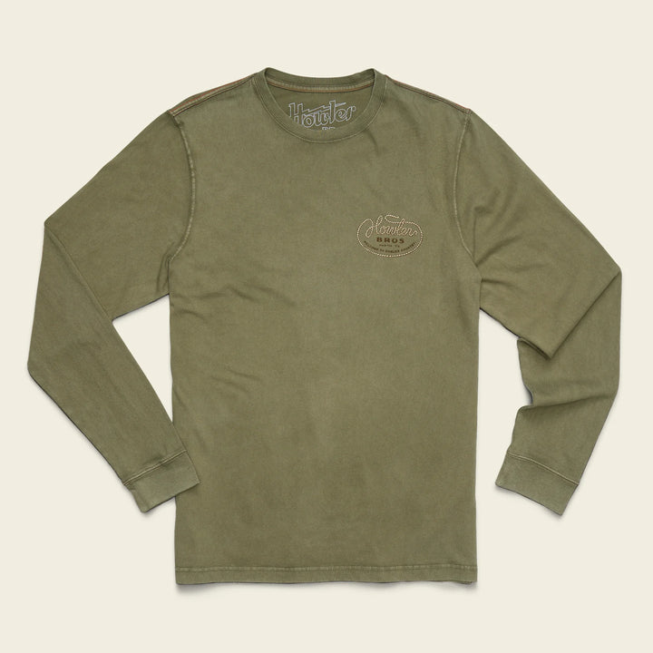Howler Bros Howler Lasso Cotton Longsleeve T-shirt: Fatigue
