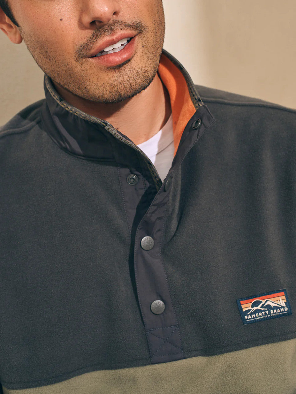 Craig Faherty Faherty Low Pile Fleece Popover: Faded Black Light Pine – Craig Reagin ...