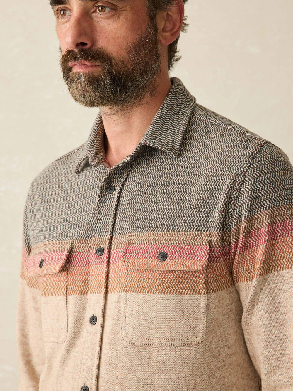 Faherty Legend™ Sweater Shirt: Autumn Coast