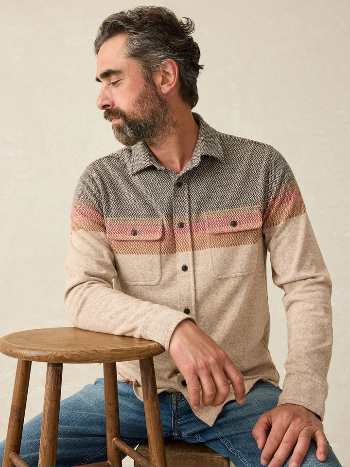 Faherty Legend™ Sweater Shirt: Autumn Coast