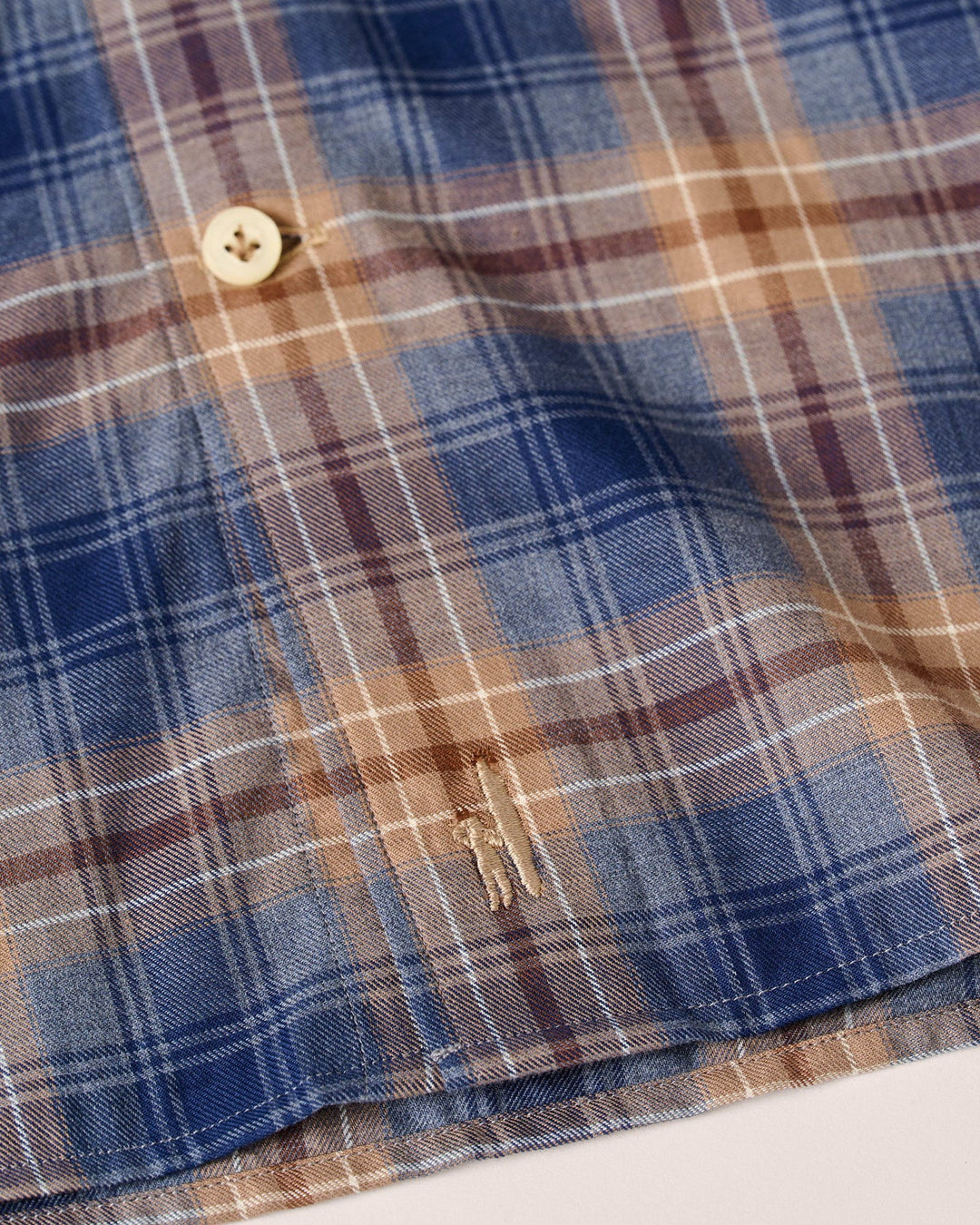 Johnnie-O Angelos Long Sleeve Sport Shirt: Hazelnut