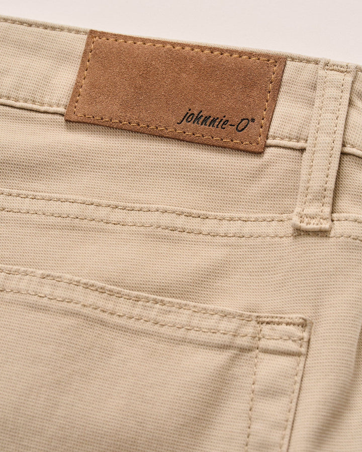 Johnnie-O Atlas Lightweight Stretch 5-Pocket Pant: Khaki