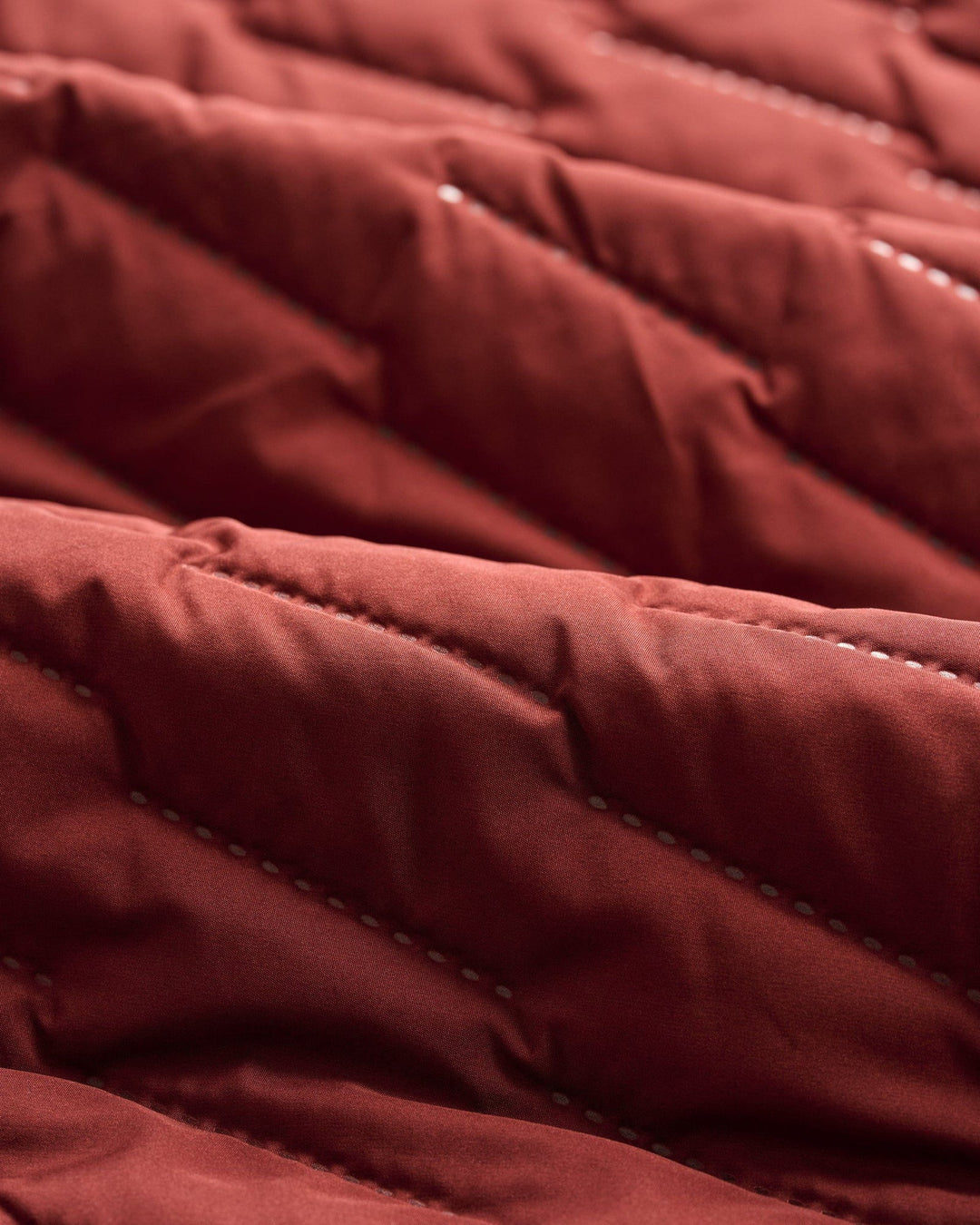 Johnnie-O Belfry Quilted Puffer Vest: Dark Maroon