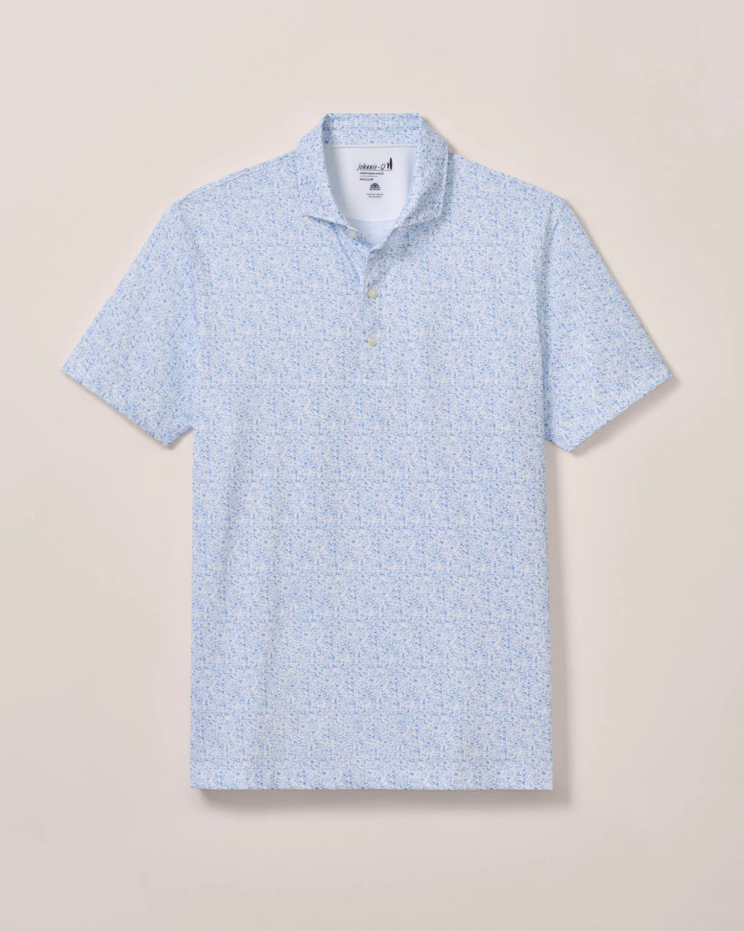 Johnnie-O Performance Boggins Polo: Palisades Blue