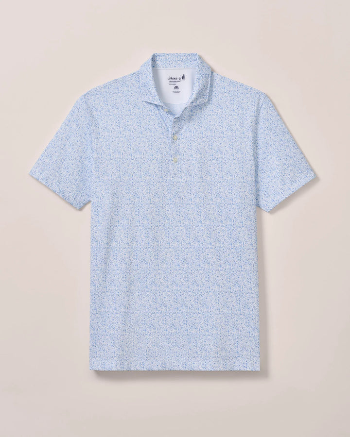 Johnnie-O Perfomance Jersey Polo Boggings: Palisades Blue