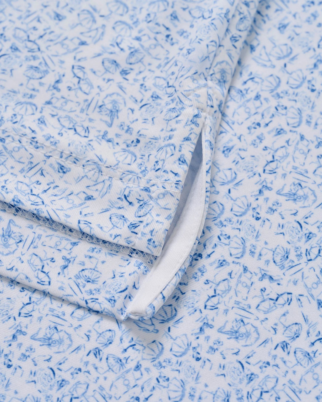 Johnnie-O Perfomance Jersey Polo Boggings: Palisades Blue