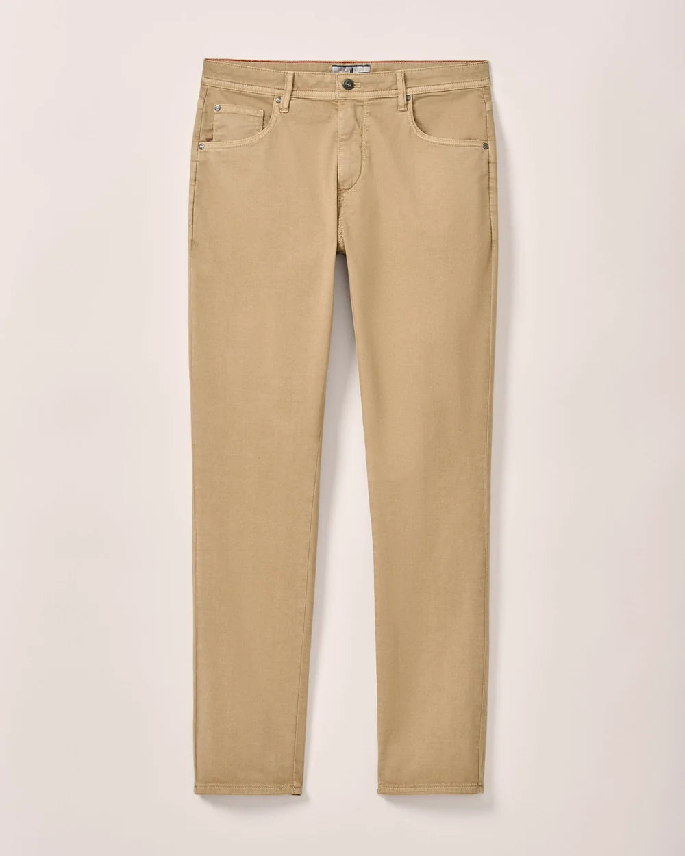 Johnnie-O Carmel Sateen 5-Pocket Pant: Khaki