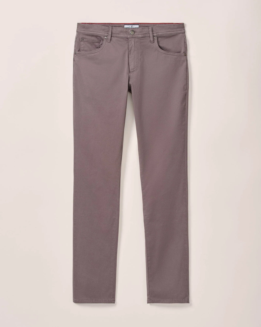 Johnnie-O Carmel Sateen 5-Pocket Pants: Pewter