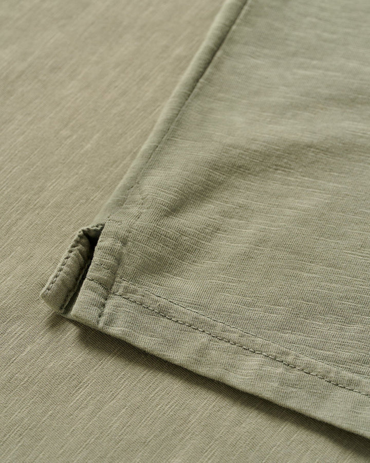 Johnnie-O Long Sleeve Original 4-Button Coastal Wash Polo: Agave Green