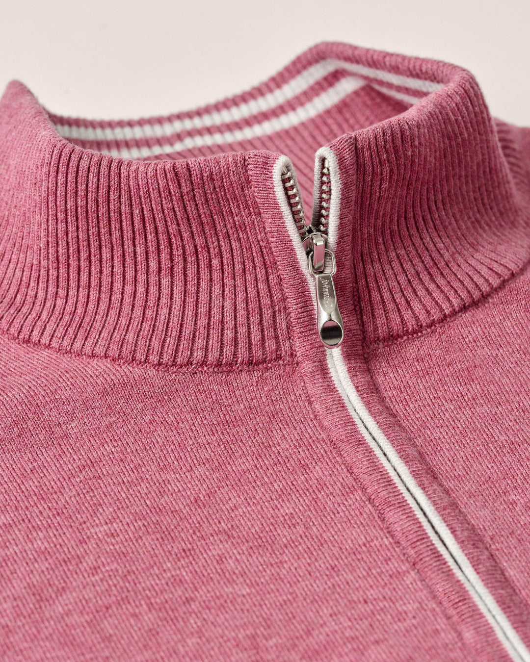 Johnnie-O Desmond 1/4 Zip Pullover: Berry