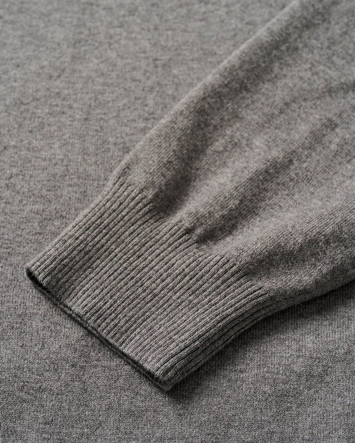 Johnnie-O Desmond 1/4 Zip Pullover: Charcoal