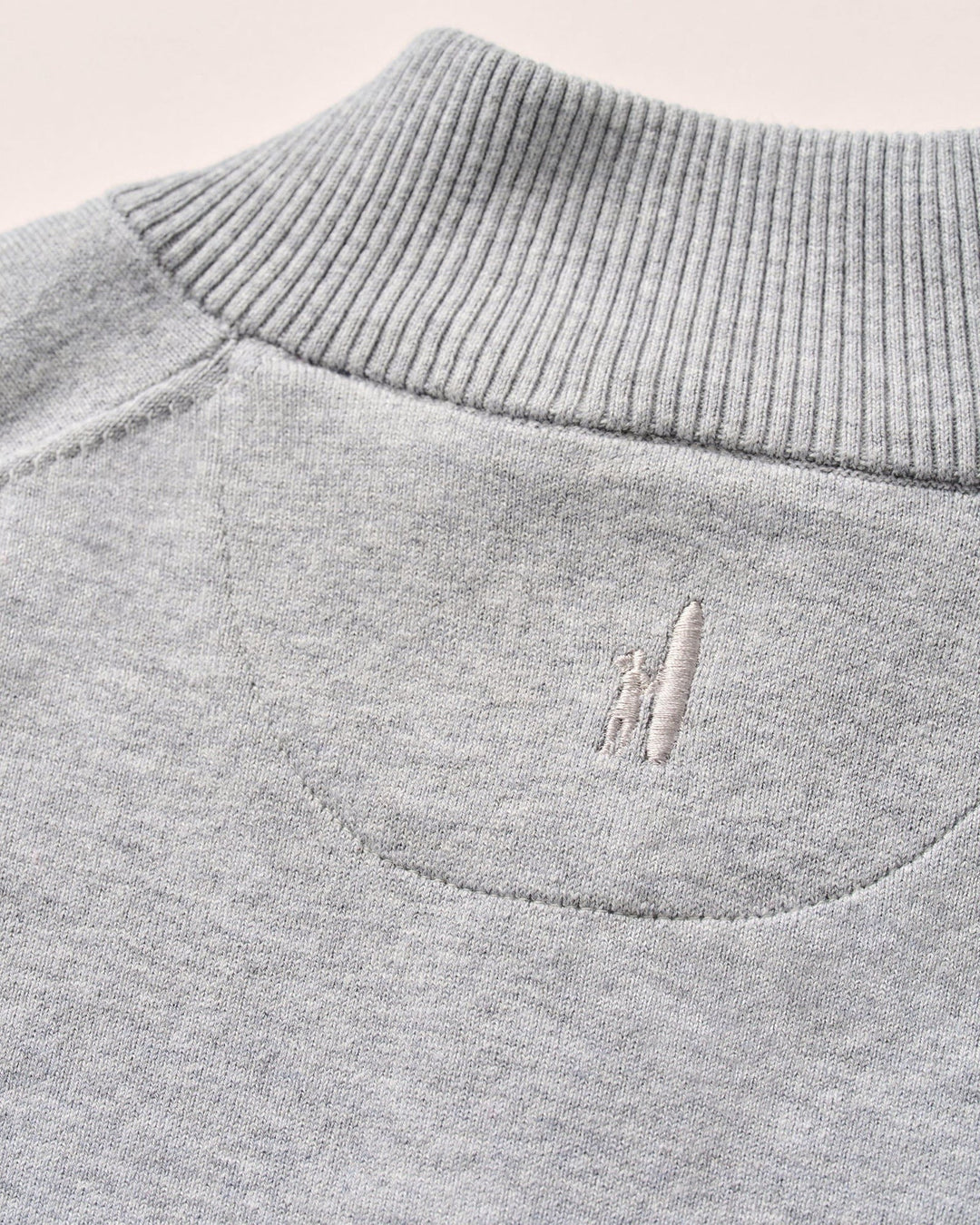 Johnnie-O Desmond 1/4 Zip Pullover: Pebble