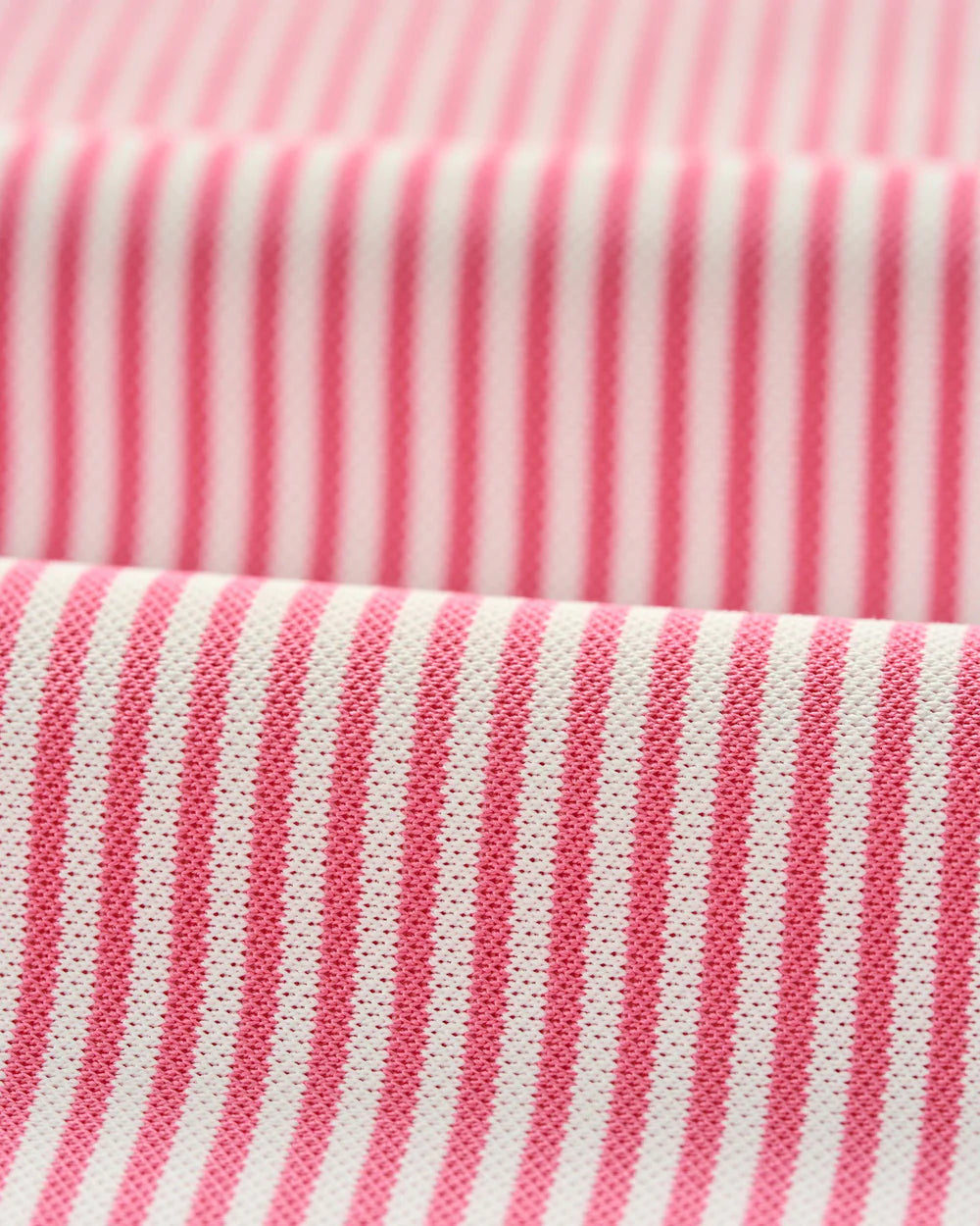 Johnnie-O Performance Mesh Polo - Dru Stripe: Azalea