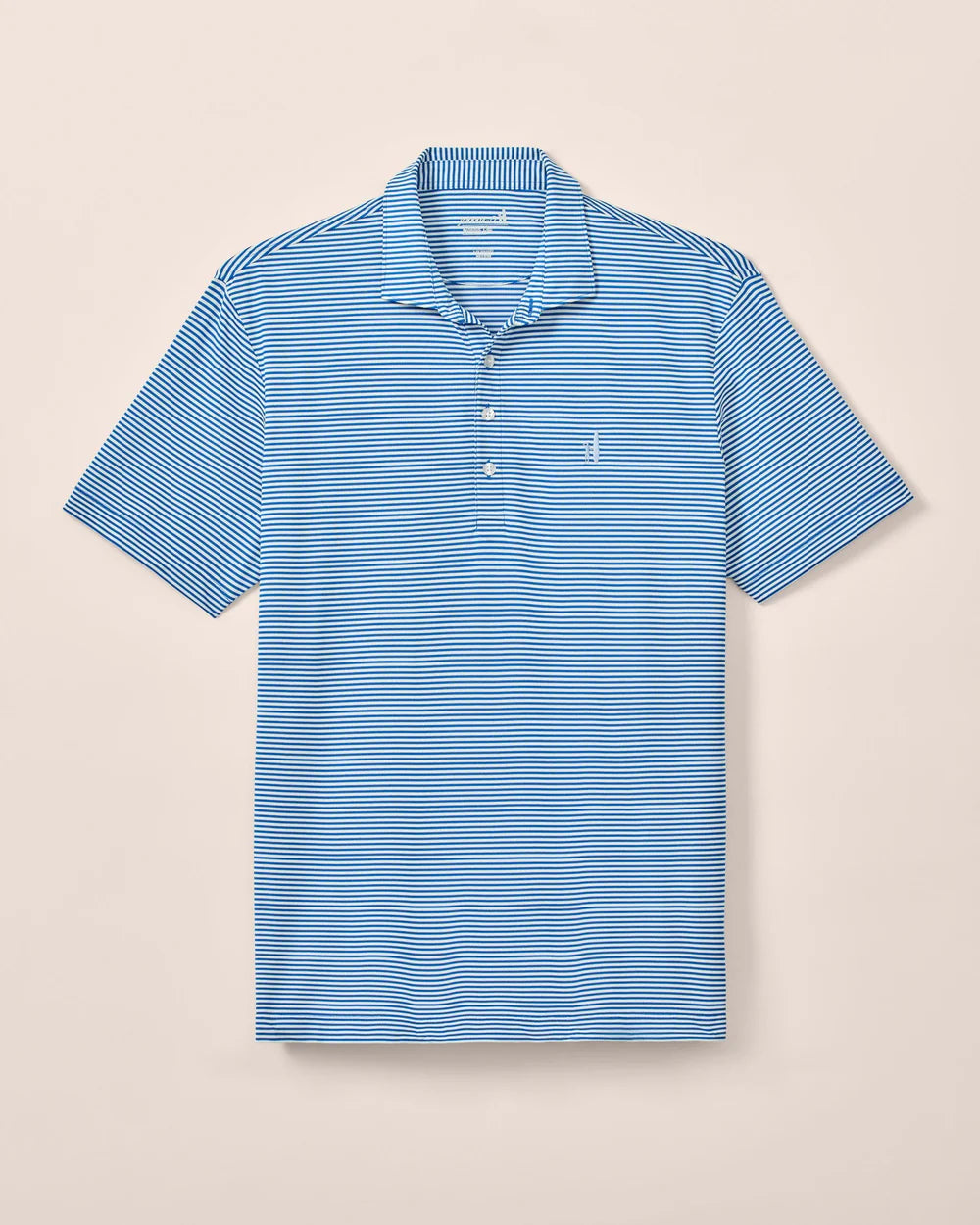 Johnnie-O Performance Mesh Polo - Dru Stripe: Palisades Blue