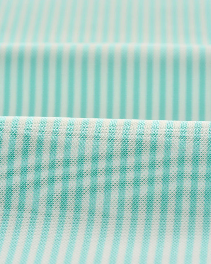 Johnnie-O Performance Mesh Polo - Dru Stripe: Sardinia