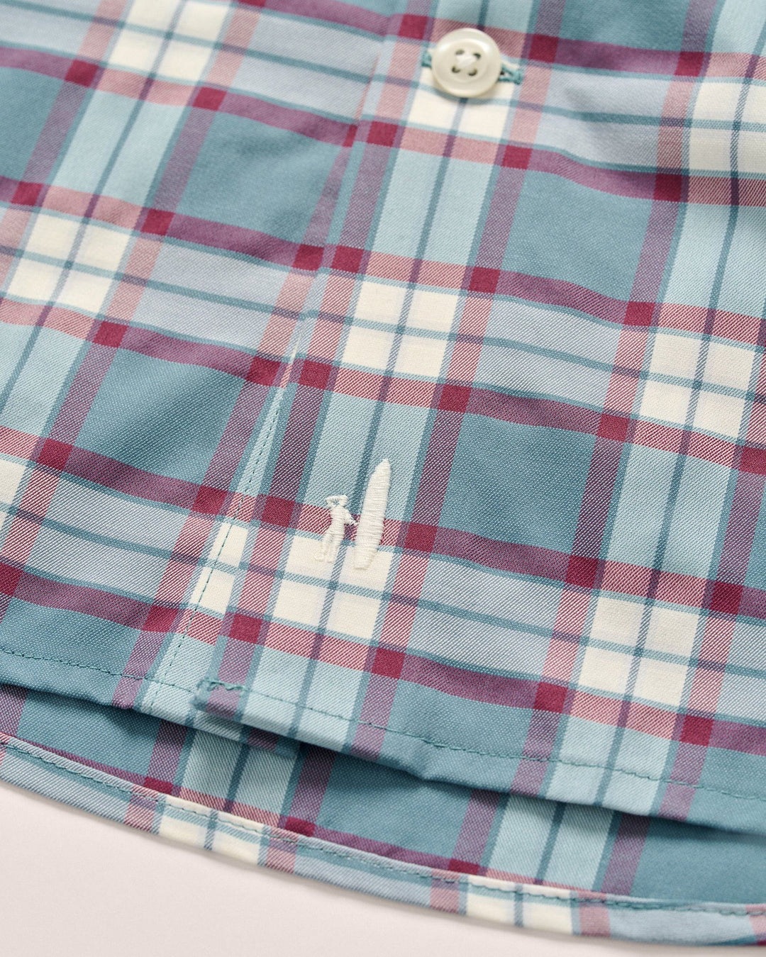 Johnnie-O Feldy Performance Button Down Shirt: Laguna Blue