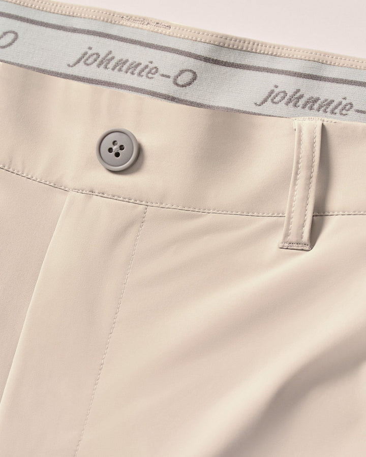 Johnnie-O Fusion Pull-On Performance Pant: Khaki