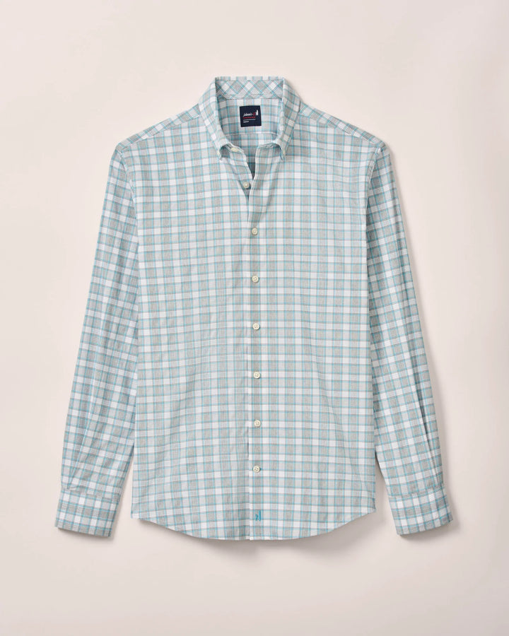 Johnnie-O Everyday Performance Button Down Shirt - Gatlin: Light Gray