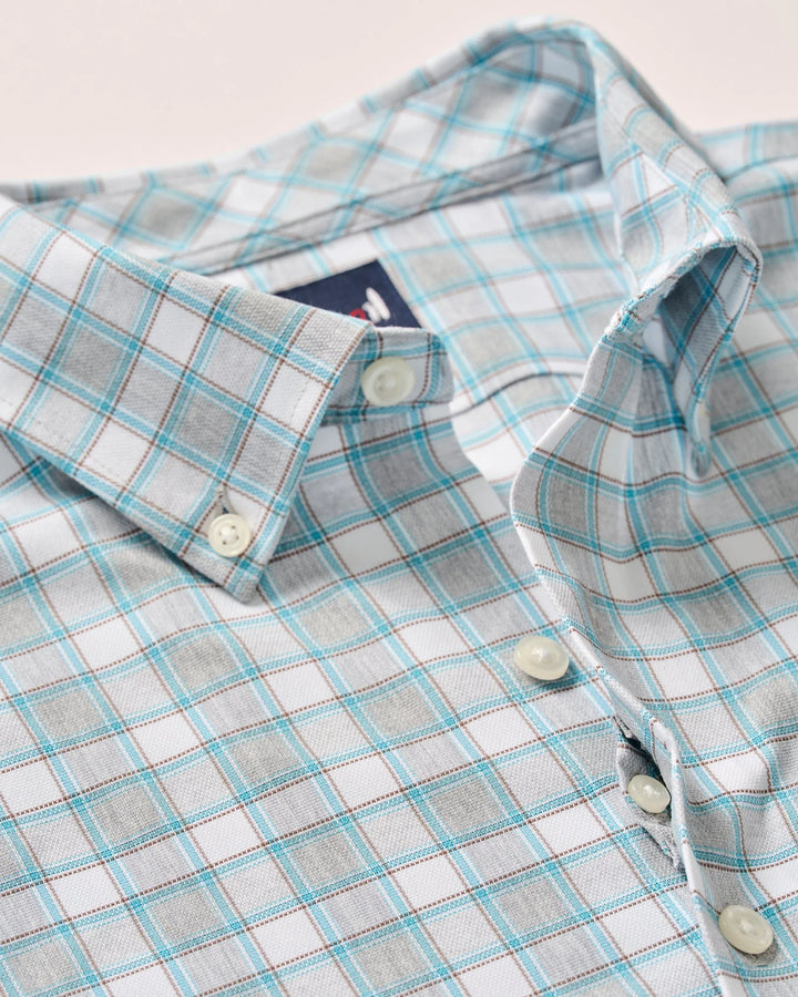 Johnnie-O Everyday Performance Button Down Shirt - Gatlin: Light Gray