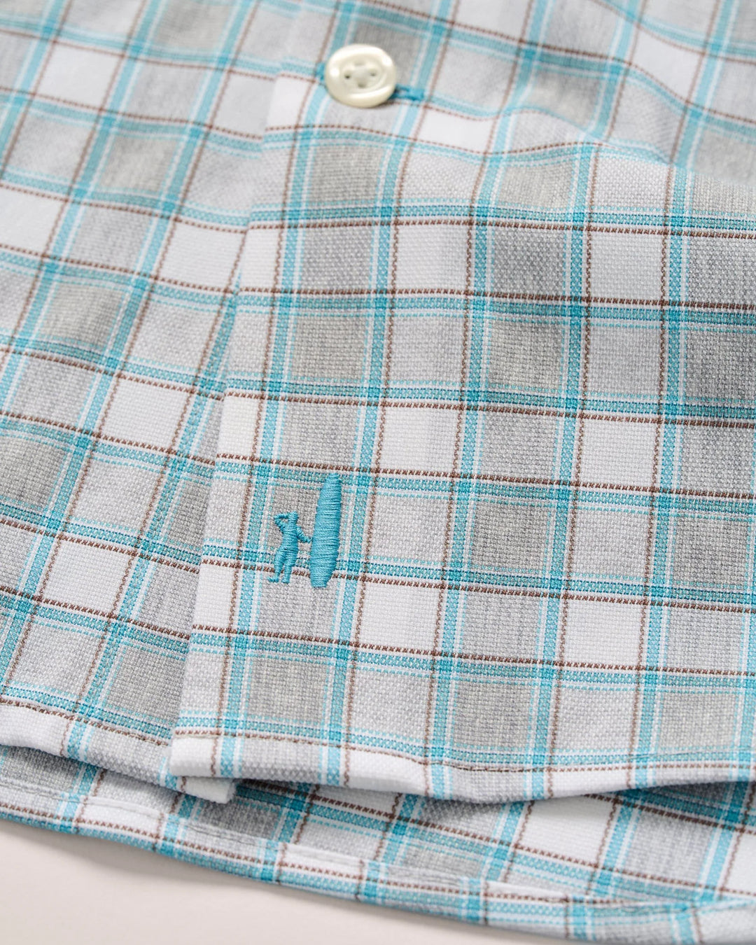 Johnnie-O Everyday Performance Button Down Shirt - Gatlin: Light Gray