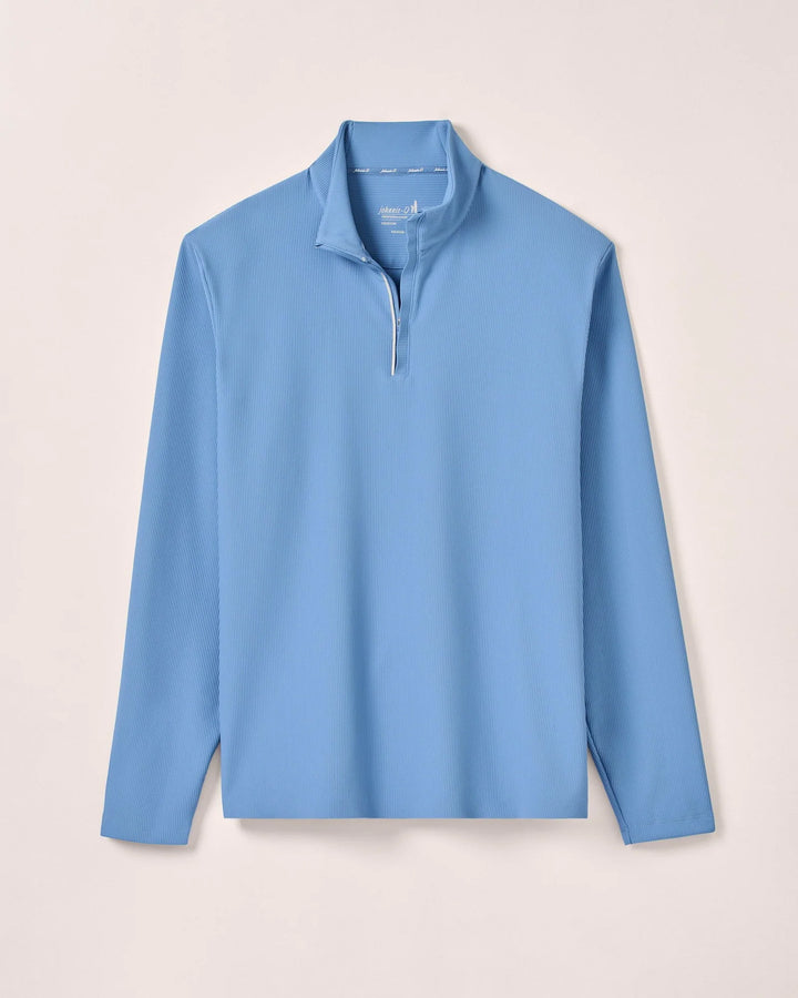 Johnnie-O Hoppin Performance 1/4-Zip Pullover: Tide