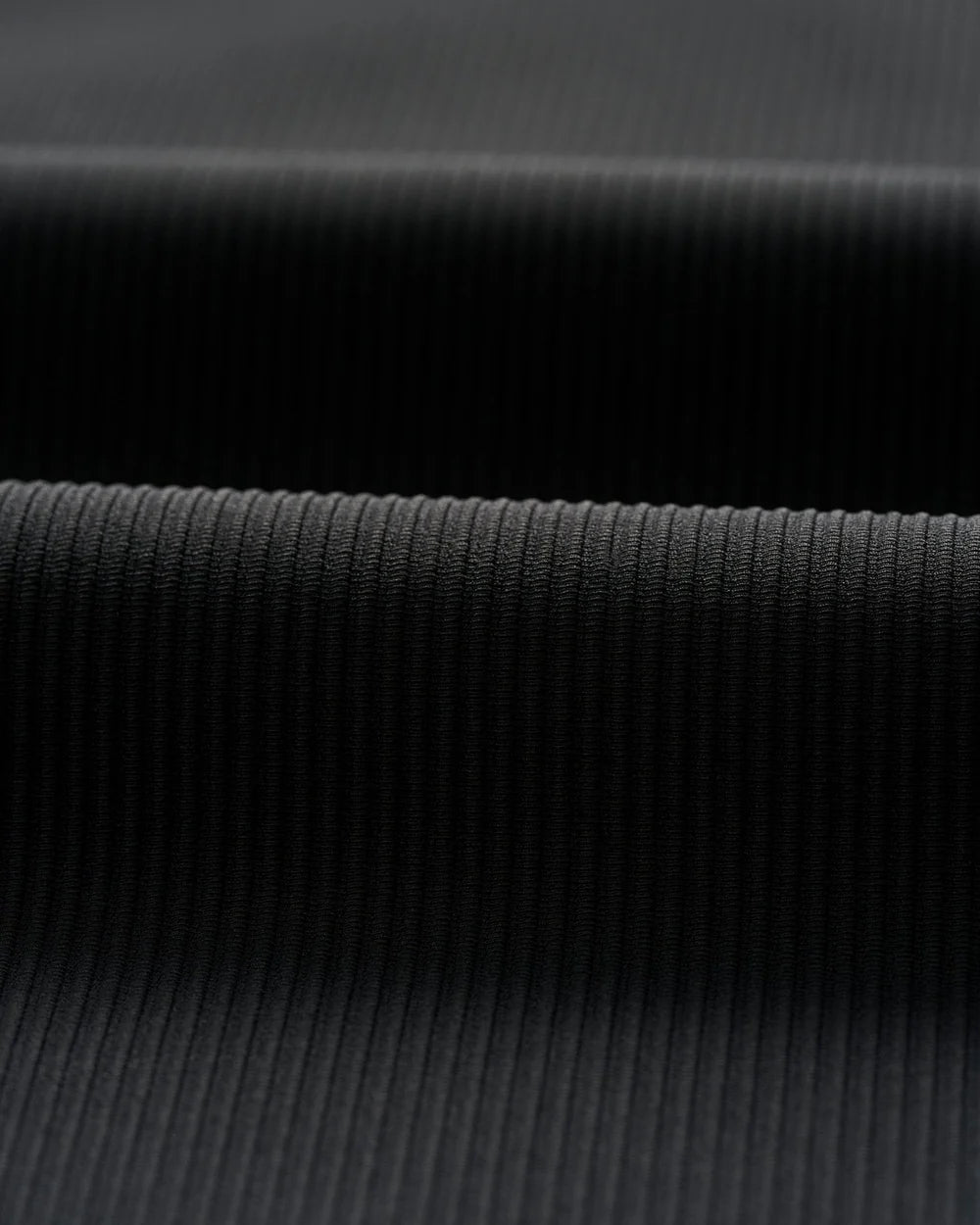 Johnnie-O Hoppin Ribbed Knit Performance Hoodie: Black