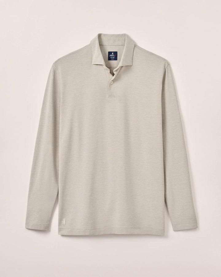 Johnnie-O Top Shelf Long Sleeve Idris Polo: Otter