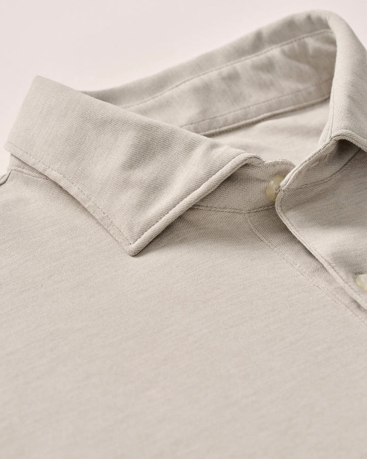 Johnnie-O Top Shelf Long Sleeve Idris Polo: Otter