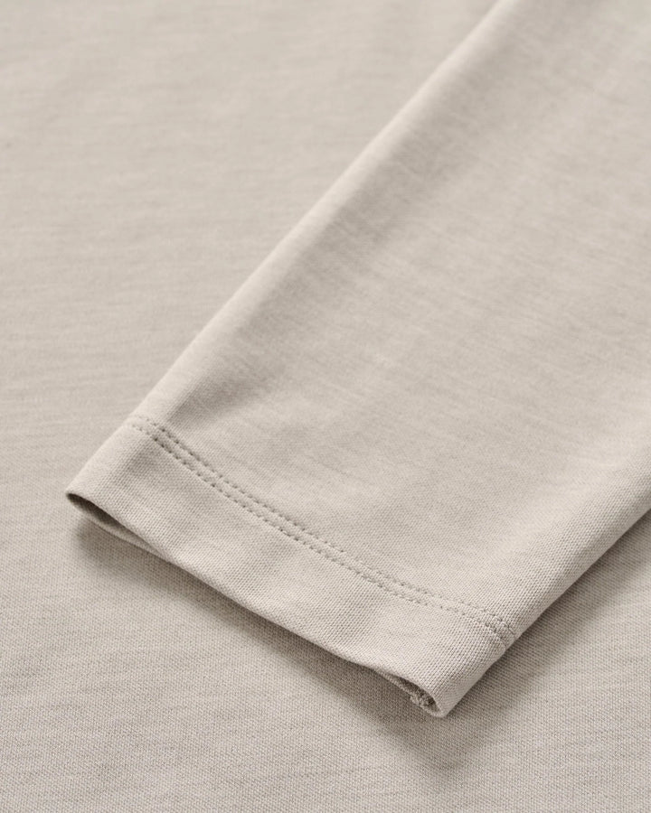 Johnnie-O Top Shelf Long Sleeve Idris Polo: Otter