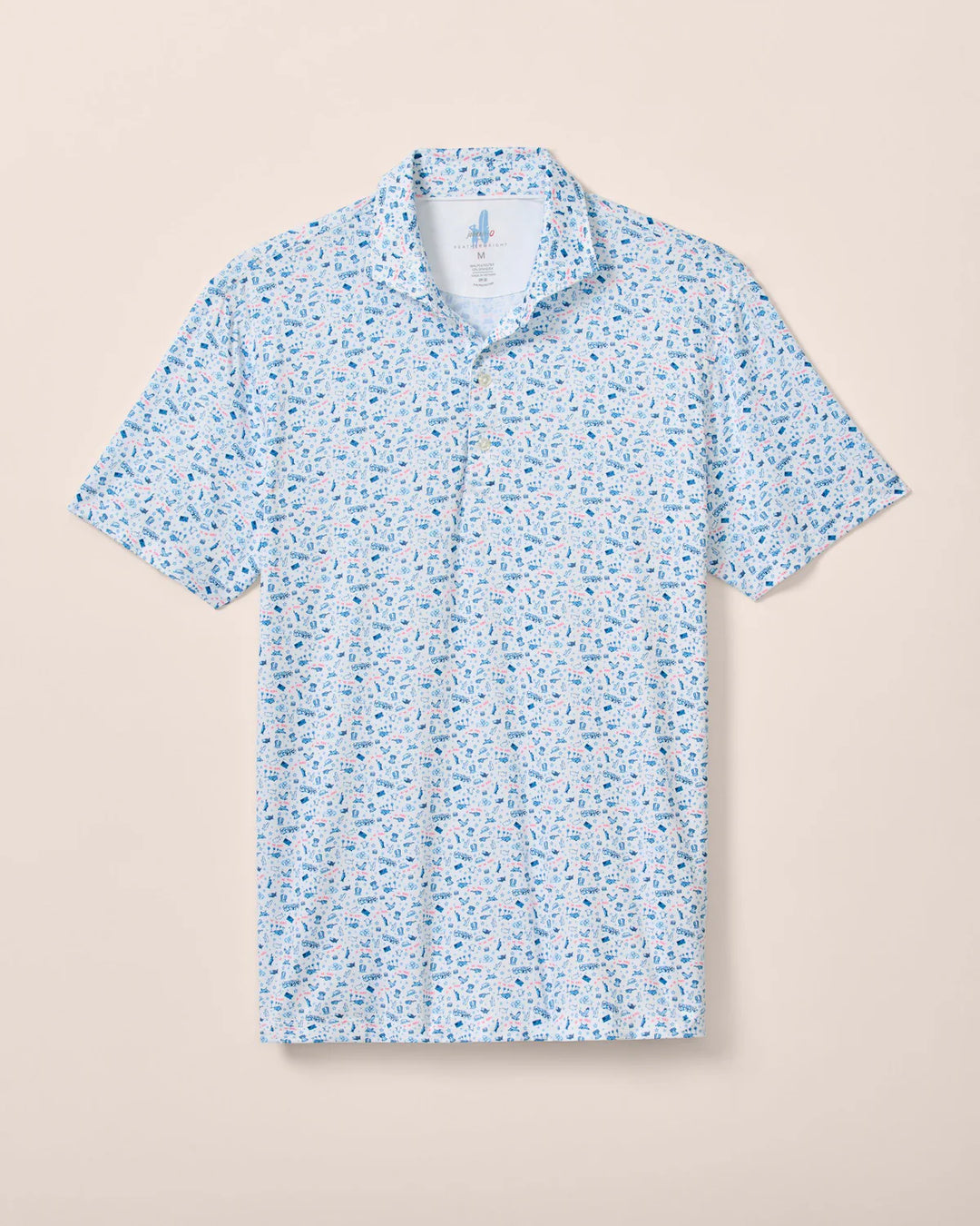 Johnnie-O Featherweight JO Merica Polo: Barracuda