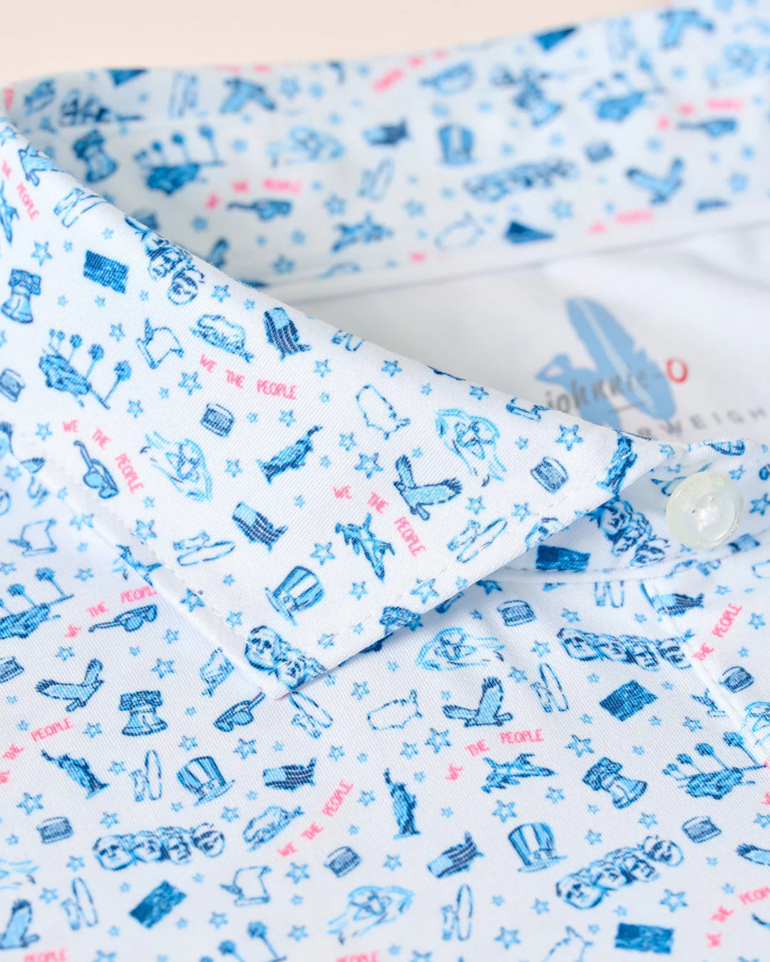 Johnnie-O Featherweight JO Merica Polo: Barracuda