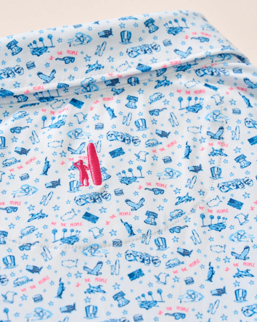Johnnie-O Featherweight JO Merica Polo: Barracuda