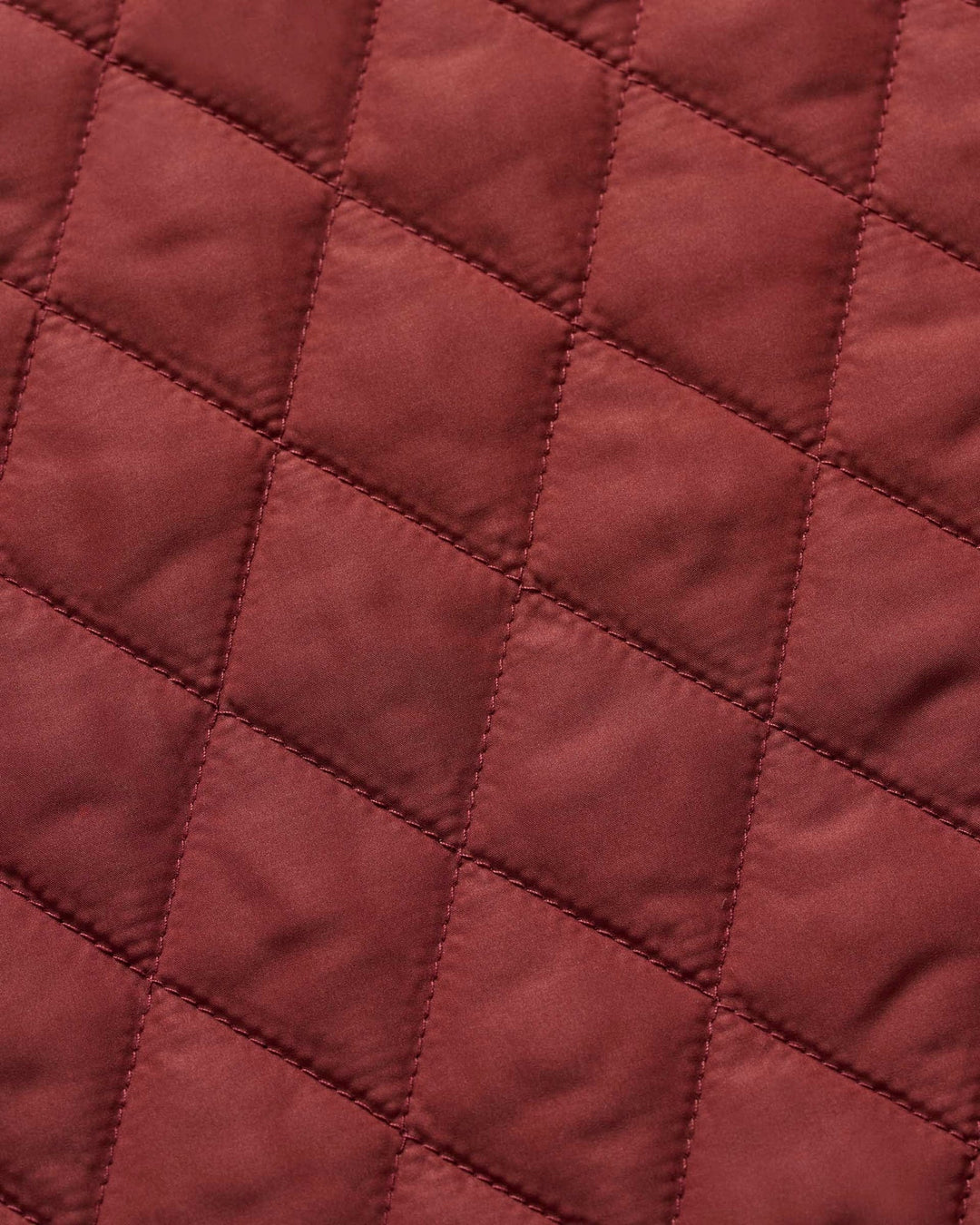 Johnnie-O Juno Quilted Snap Jacket: Dark Maroon