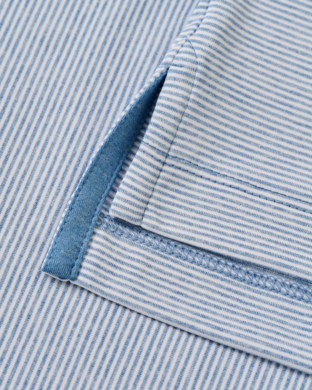 Johnnie-O Performance Jersey Polo - Lyndonn Stripe: Tide