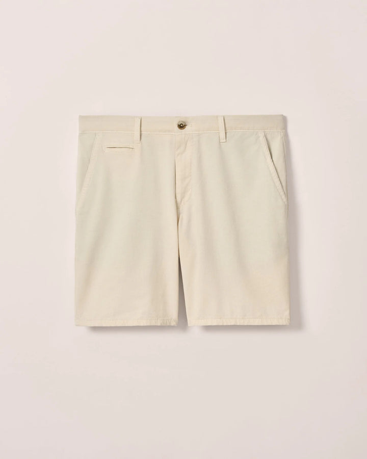 Johnnie-O Nassau 7" Cotton Blend Shorts: Stone