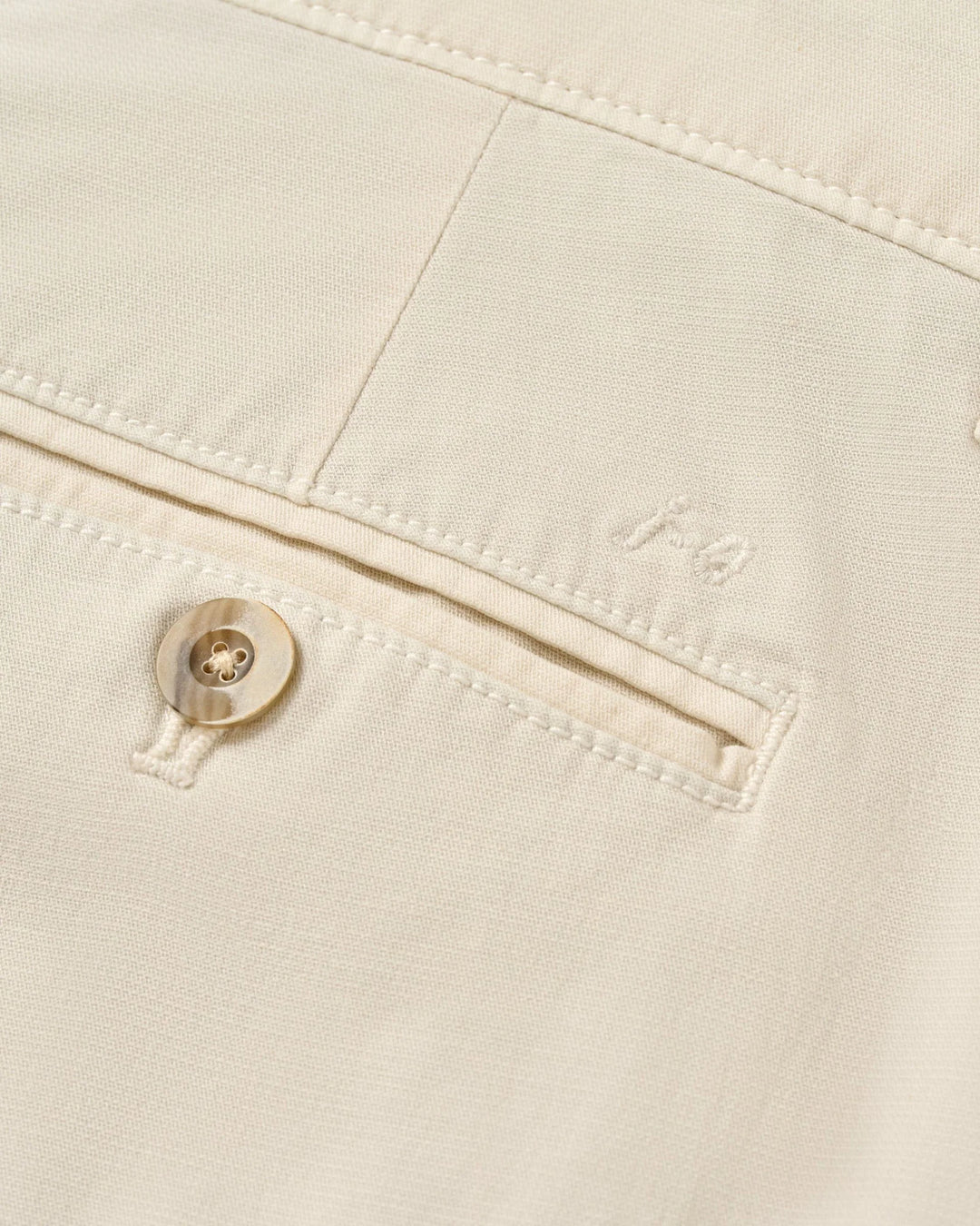 Johnnie-O Nassau 7" Cotton Blend Shorts: Stone