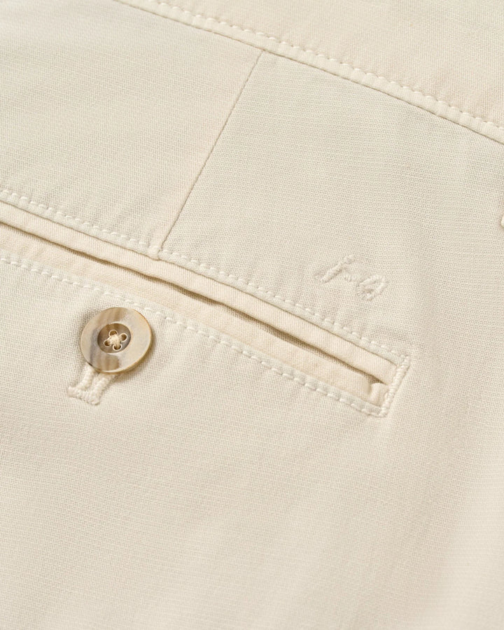 Johnnie-O Nassau 7" Cotton Blend Shorts: Stone