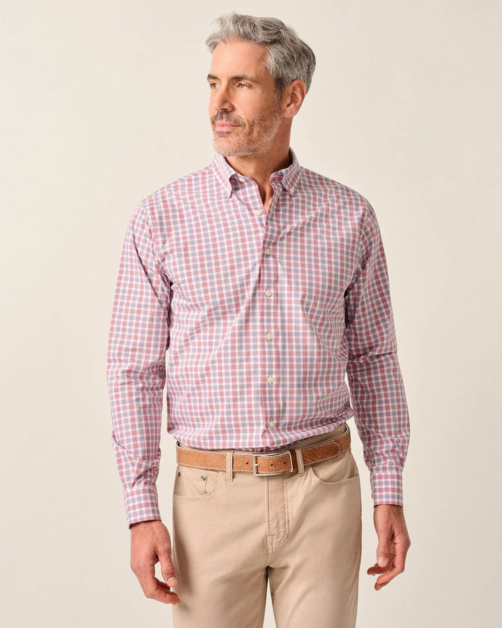 Johnnie-O Everyday Performance Button Down Shirt - Brantley: Malibu Red