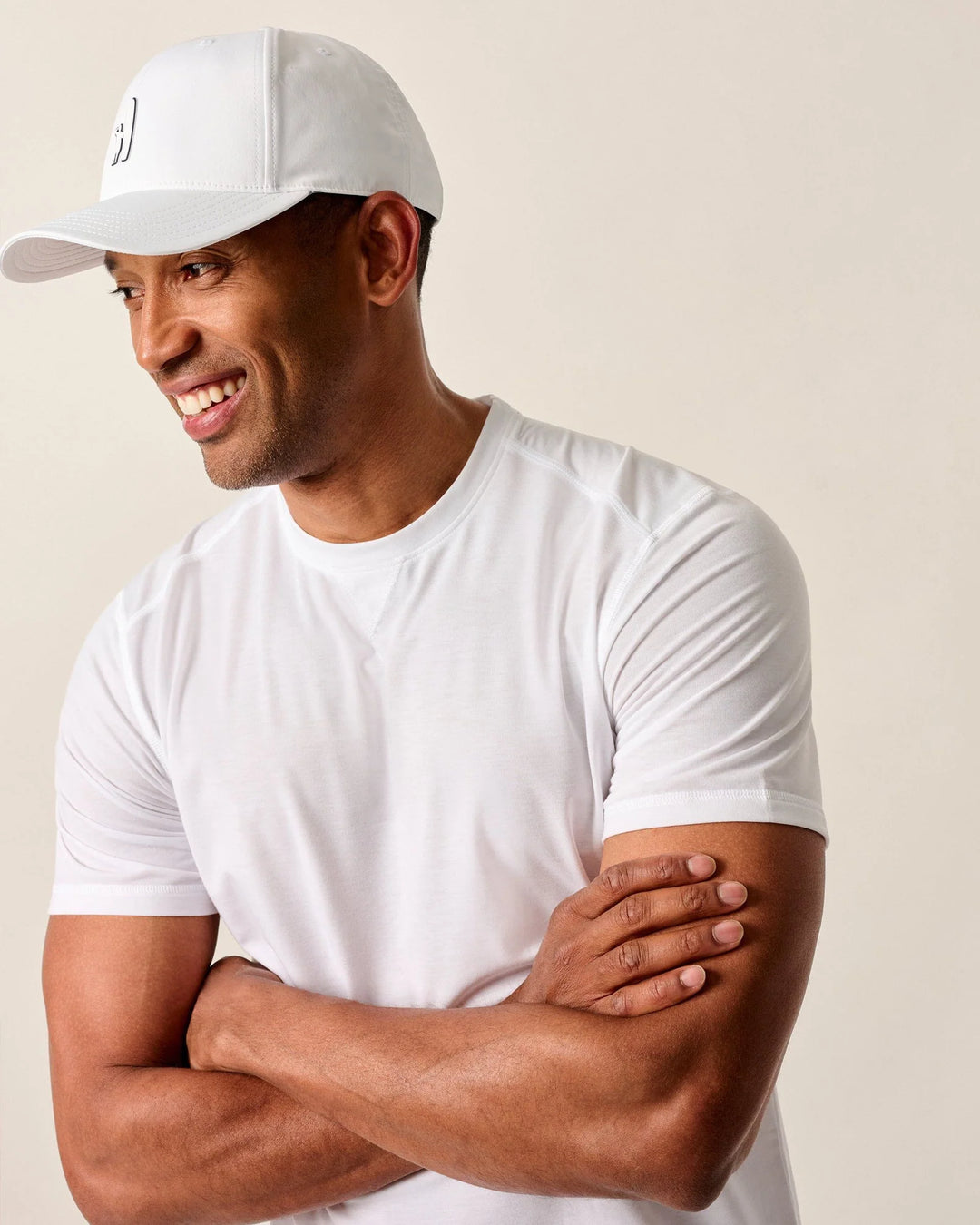 Johnnie-O The Course Performance T-Shirt: White